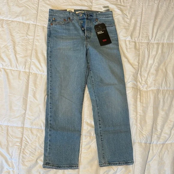 Levi's Premium Wedgie Straight Blue Jeans